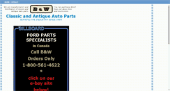 Desktop Screenshot of bwautoparts.com